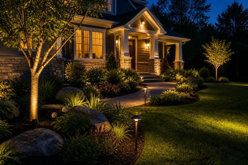 Courtyard Light Installation in Denver County, CO
