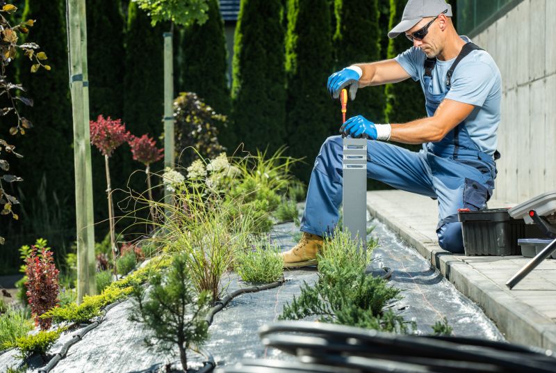 Garden Lighting Installation in Kansas City, KS