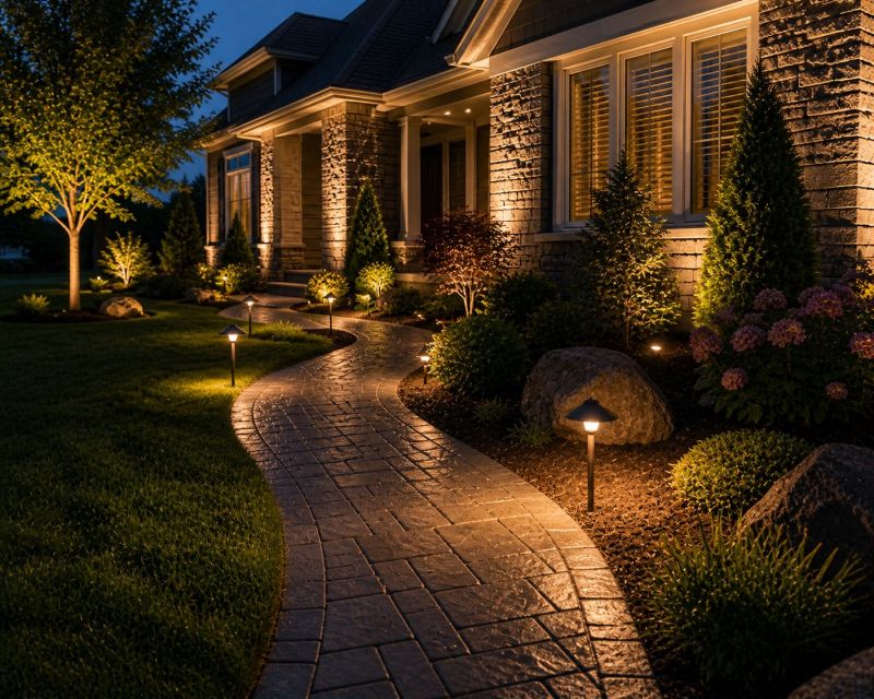 Walkway Lighting Installation in Kansas City, MO