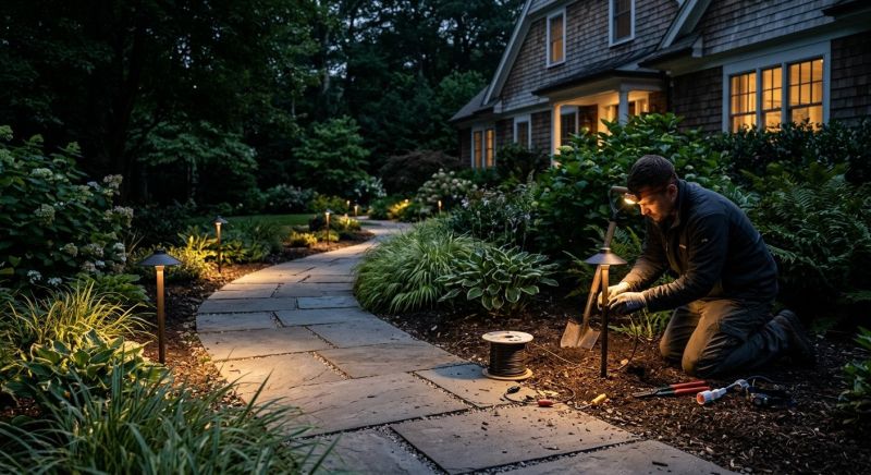 Walkway Lighting Installation in Denver County, CO